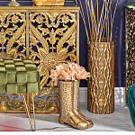 Ваза в форме сапог с рельефной текстурой и ручками Vase Boot варинант исполнения - 6 | Loft Concept в Ульяновске