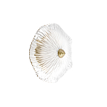 Бра в форме прозрачного стеклянного цветка с рельефной текстурой Textured Glass варинант исполнения - 7 | Loft Concept в Ульяновске