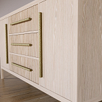 Буфет Primo с тремя ящиками и двумя фасадами Светлый дуб варинант исполнения - 7 | Loft Concept в Ульяновске