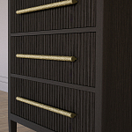 Комод Primo с 3 выдвижными ящиками Темный орех варинант исполнения - 3 | Loft Concept в Ульяновске