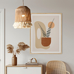 Люстра круглая плетеная с кисточками Small Solar Glow варинант исполнения - 1 | Loft Concept в Ульяновске