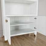 Книжный Стеллаж Elsa Dreams White с задней стенкой варинант исполнения - 3 | Loft Concept в Ульяновске