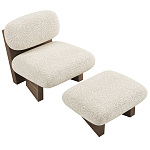 Кресло с оттоманкой Hawaii варинант исполнения - 2 | Loft Concept в Ульяновске