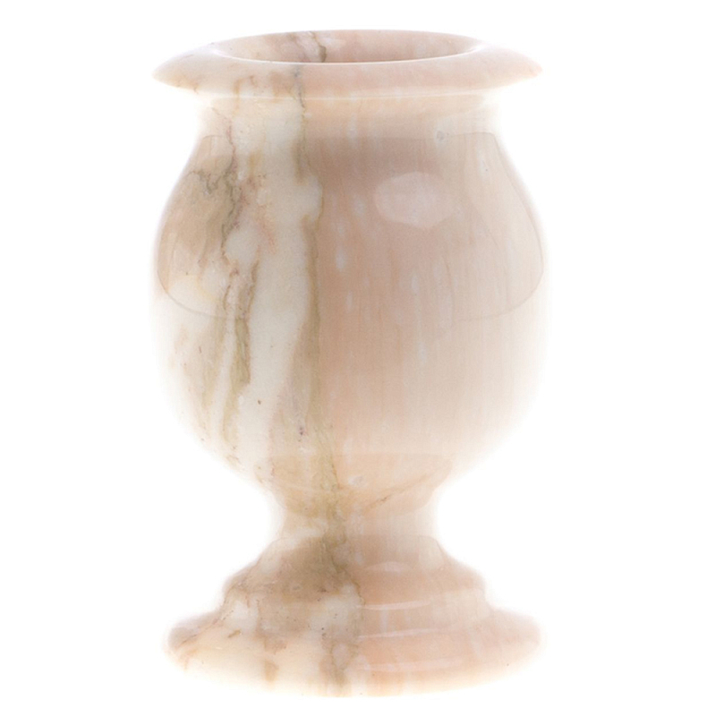 Ваза для цветов из натурального мрамора  Marble Vase Бежевый в Ульяновске | Loft Concept 