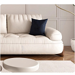 Диван кожаный с каркасом из массива дерева Furniture Medieval варинант исполнения - 4 | Loft Concept в Ульяновске