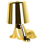 Настольная лампа фигурная цвета золото с гладким абажуром Высота 16 см Sophia варинант исполнения - 6 | Loft Concept в Ульяновске