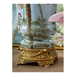 Ваза из фарфора с бронзовыми элементами Tropical Garden варинант исполнения - 5 | Loft Concept в Ульяновске