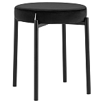 Табурет с мягким круглым сиденьем RIO Black варинант исполнения - 1 | Loft Concept в Ульяновске