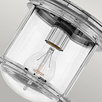 Потолочный светильник для ванных комнат с цилиндрическим стеклянным плафоном и одной лампой Hinkley варинант исполнения - 16 | Loft Concept в Ульяновске