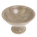 Конфетница из бежевого мрамора Stone Candy Bowl варинант исполнения - 2 | Loft Concept в Ульяновске