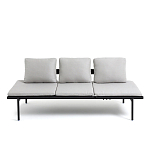 Диван-шезлонг черный Annet варинант исполнения - 1 | Loft Concept в Ульяновске