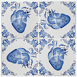 Плитка с узором Мое сердце варинант исполнения - 1 | Loft Concept в Ульяновске