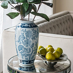 Ваза с синим цветочным орнаментом Blue & White Ornament  варинант исполнения - 4 | Loft Concept в Ульяновске
