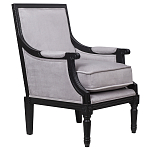 Кресло Harry Armchair black and grey velour варинант исполнения - 1 | Loft Concept в Ульяновске