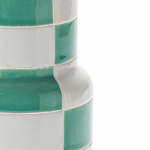 Ваза из фаянса Brighter than the Stars с шахматным принтом бирюзового цвета  варинант исполнения - 2 | Loft Concept в Ульяновске