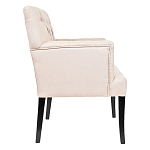 Кресло Addison Chic Armchair beige flax варинант исполнения - 1 | Loft Concept в Ульяновске