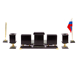 Настольный письменный набор из нефрита на ножках Executive Recruitment варинант исполнения - 5 | Loft Concept в Ульяновске