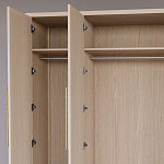 Большой Шкаф Primo Светлый дуб с 3 дверьми и 3 выдвижными ящиками варинант исполнения - 5 | Loft Concept в Ульяновске