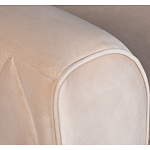 Кресло велюровое бежевое Cubic Silhouette варинант исполнения - 3 | Loft Concept в Ульяновске