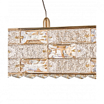 Люстра волнистой формы с текстурной огранкой Reflection of Reality варинант исполнения - 4 | Loft Concept в Ульяновске