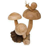 Статуэтка из дерева улитка Animals of the World варинант исполнения - 2 | Loft Concept в Ульяновске