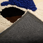 Ковер ручной работы Electric blue and popcorn варинант исполнения - 8 | Loft Concept в Ульяновске