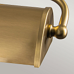 Светильник для картин цвета состаренная латунь с широким плафоном на прямоугольном основании Elstead Lighting варинант исполнения - 11 | Loft Concept в Ульяновске