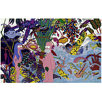 Homer Simpson in Paradise картина акрил на холсте варинант исполнения - 4 | Loft Concept в Ульяновске