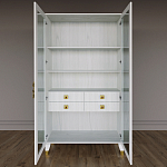 Дизайнерский шкаф витрина Elsa Dreams White с 4-мя ящиками варинант исполнения - 5 | Loft Concept в Ульяновске