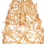 Подвесной светильник золотой в виде кораллов Coral Decor варинант исполнения - 1 | Loft Concept в Ульяновске