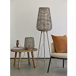 Торшер с плетеным металлическим плафоном Wicker Iron Lamp варинант исполнения - 2 | Loft Concept в Ульяновске