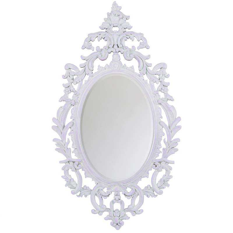 Зеркало в ажурной раме с эффектом старины Classic Ornament Mirror Бежевый Зеркало в Ульяновске | Loft Concept 