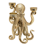 Подсвечник золотой Осьминог Gold Octopus Candlestick  варинант исполнения - 1 | Loft Concept в Ульяновске