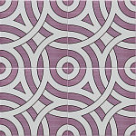 Дизайнерская плитка с узором Петли варинант исполнения - 3 | Loft Concept в Ульяновске