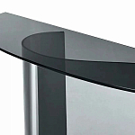 Консоль дымчатого цвета с изогнутым основанием Arabesque варинант исполнения - 2 | Loft Concept в Ульяновске