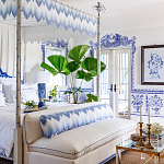 Обои ручная роспись Porto by Alessandra Branca Original colourway on dyed paper варинант исполнения - 1 | Loft Concept в Ульяновске