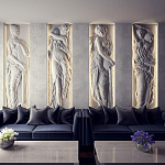 Барельеф FOUNTAIN OF INNOCENTS варинант исполнения - 1 | Loft Concept в Ульяновске