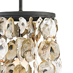 Подвесной светильник с подвесками из устричных раковин Sea Ravens варинант исполнения - 1 | Loft Concept в Ульяновске
