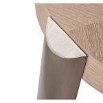 Столик журнальный круглый со светлым шпоном Light Veneer Table варинант исполнения - 3 | Loft Concept в Ульяновске