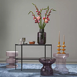 Кофейный столик стеклянный Elegant Lilac Glass Model варинант исполнения - 1 | Loft Concept в Ульяновске