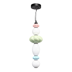 Подвесной светильник фигурный с керамическими элементами 24W LED Fragrant Light варинант исполнения - 3 | Loft Concept в Ульяновске