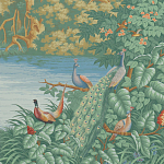 Обои ручная роспись Le Brésil Paille варинант исполнения - 1 | Loft Concept в Ульяновске