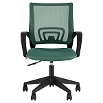 Офисное кресло с основанием из черного пластика Desk chairs Green варинант исполнения - 2 | Loft Concept в Ульяновске