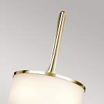 Бра вертикальное с белым полукруглым плафоном и длинным стержнем S Kichler варинант исполнения - 9 | Loft Concept в Ульяновске