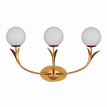 Бра с золотым каркасом в виде стебля с листьями Inspired by Nature варинант исполнения - 3 | Loft Concept в Ульяновске