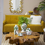 Ваза фарфоровая с ручной росписью Leopard Collection  варинант исполнения - 8 | Loft Concept в Ульяновске