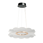 Люстра с прозрачным волнистым плафоном в форме цветка Ethereal Bloom варинант исполнения - 2 | Loft Concept в Ульяновске