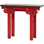 Деревянная консоль в китайском стиле красная Tang Console Table варинант исполнения - 2 | Loft Concept в Ульяновске