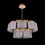 Люстра двухъярусная с текстурными овальными абажурами Splendor Palace Style варинант исполнения - 3 | Loft Concept в Ульяновске