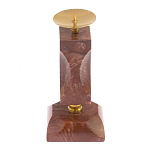 Подсвечник фигурный из натурального камня лемезит Stone Candlestick варинант исполнения - 2 | Loft Concept в Ульяновске